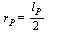 `*`(r, `*`(P)) = `+`(`*`(`/`(1, 2), `*`(l[P])))