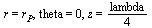 r = r[P], theta = 0, z = `+`(`*`(`/`(1, 4), `*`(lambda)))
