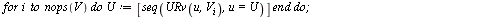 `assign`(nRep, proc (u) mul(factorial(x[2]), x = convert(u, multiset)) end proc); -1; `assign`(URv, proc (u, v) local U, ou, i, ptr, vI; `assign`(ou, NULL); `assign`(U, []); `assign`(vI, indets(v)); f...