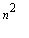 n^2