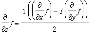 diff(f,z) = 1/2*(diff(f,x)-I*diff(f,y))