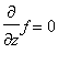 diff(f,z) = 0