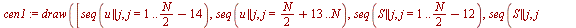 for i to `+`(N, `-`(1)) do segment(u || i, [S || (`+`(i, 1)), S || i]) end do; -1; segment(u || N, [S || 1, S || N]); -1; `assign`(cen1, draw([seq(u || j, j = 1 .. `+`(`*`(`/`(1, 2), `*`(N)), `-`(14))...