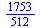 `/`(1753, 512)