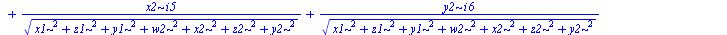 `+`(`/`(`*`(x1, `*`(i1)), `*`(`^`(`+`(`*`(`^`(x1, 2)), `*`(`^`(z1, 2)), `*`(`^`(y1, 2)), `*`(`^`(w2, 2)), `*`(`^`(x2, 2)), `*`(`^`(z2, 2)), `*`(`^`(y2, 2))), `/`(1, 2)))), `/`(`*`(y1, `*`(i2)), `*`(`^...