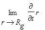 limit(diff(r,t),r = R[g])