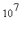 10^7
