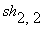 sh[2,2]