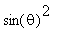 sin(theta)^2