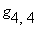 g[4,4]