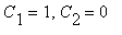 C[1] = 1, C[2] = 0