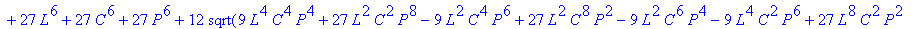 svals := 2/3*(-27*L^4*C^2-27*L^2*C^4+54*P^2*L^2*C^2...