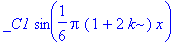 _C1*sin(1/6*Pi*(1+2*k)*x)