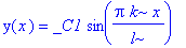 y(x) = _C1*sin(Pi*k/l*x)