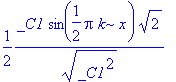 1/2*_C1*sin(1/2*Pi*k*x)*2^(1/2)/(_C1^2)^(1/2)
