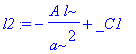 l2 := -A/a^2*l+_C1