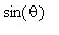 sin(theta)