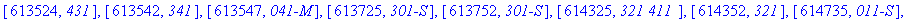 [[135, `000`], [1325, `400`], [1354, `030`], [1356,...