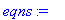 eqns := {R2*cos(theta2)*sin(Phi)+z2*cos(Phi) = z1, ...