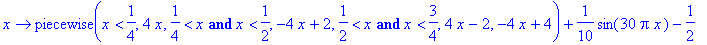 Noisy := proc (x) options operator, arrow; piecewis...