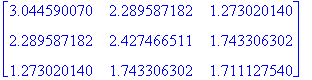 matrix([[3.044590070, 2.289587182, 1.273020140], [2...