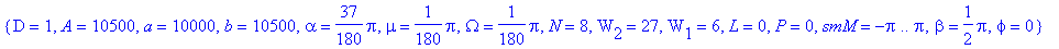 S := {D = 1, A = 10500, a = 10000, b = 10500, alpha...