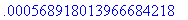 .568918013966684218e-3