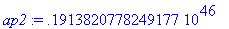 ap2 := .1913820778249177e46