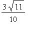 3*sqrt(11)/10