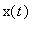 x(t)