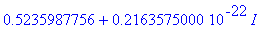 .5235987756+.2163575000e-22*I