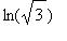 ln(sqrt(3))
