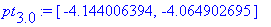 pt[3.0] := [-4.144006394, -4.064902695]