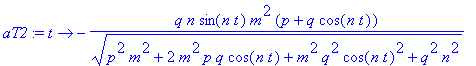 aT2 := proc (t) options operator, arrow; -q*n*sin(n...