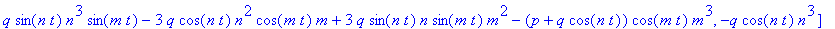 [q*sin(n*t)*n^3*cos(m*t)+3*q*cos(n*t)*n^2*sin(m*t)*...