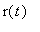 r(t)