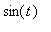sin(t)