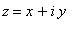 z = x+i*y