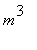 m^3