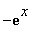 -exp(x)