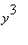 y^3