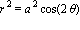 r^2 = a^2*cos(2*theta)