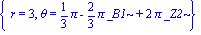 {r = 3, theta = 1/3*Pi-2/3*Pi*_B1+2*Pi*_Z2}