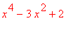 x^4-3*x^2+2