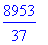 8953/37