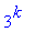 3^k