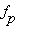 f[p]