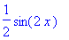 1/2*sin(2*x)