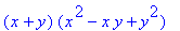 (x+y)*(x^2-x*y+y^2)