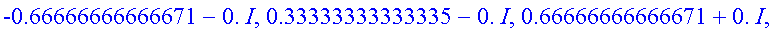 answers := [[0.+0.*I, 1.0000000000000-0.*I, 0.-0.*I...